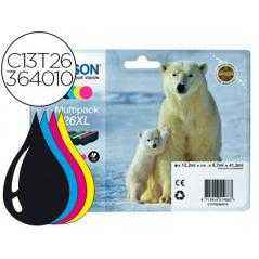 Cartucho epson 26xl xp600 / xp700 / xp800 pack multicolor 700 pag