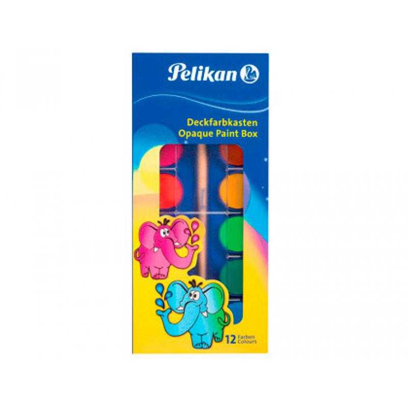 Acuarela pelikan f355 estuche plástico 12 colores con pincel