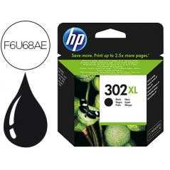 Cartucho hp 302xl deskjet 1110 / 2130 / 3630 officejet 3830 / 4650 envy 4520 color negro 480 pag