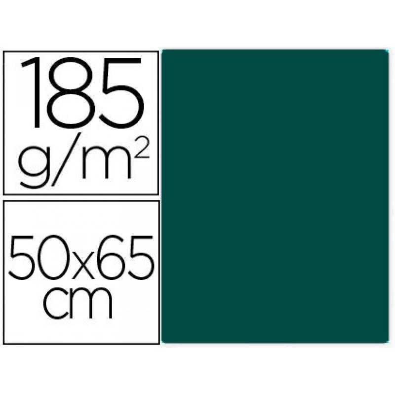 Cartulina guarro verde safari 50x65 cm 185 gr - Imagen 1