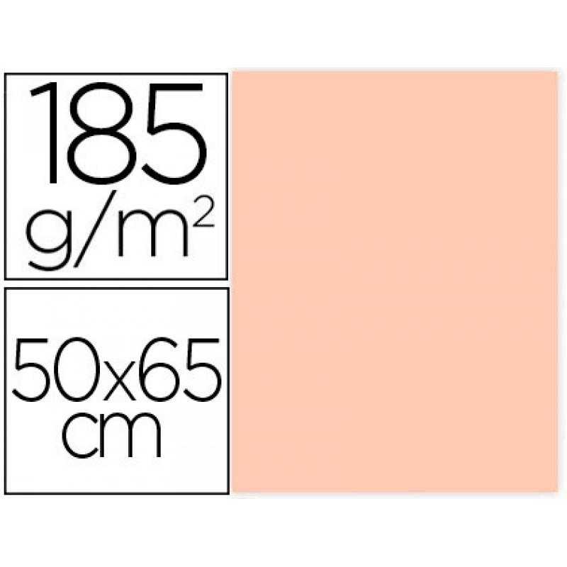 Cartulina guarro carne 50x65 cm 185 gr - Imagen 1