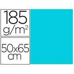 Cartulina guarro azul caribe 50x65 cm 185 gr - Imagen 1