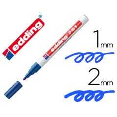 Rotulador edding punta fibra 751 azul punta redonda 1-2 mm - Imagen 1