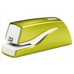 Grapadora petrus electrica e-310 wow verde metalizado capacidad 12 hojas usa grapa nº 10 - Imagen 1