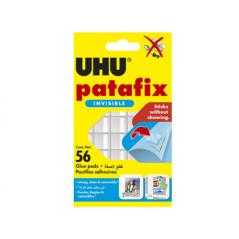Sujetacosa uhu patafix transparente blister de 56 unidades