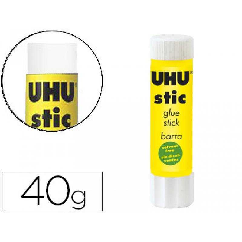 Pegamento uhu barra 40 gr unidad