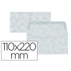 Sobre liderpapel americano azul pergamino 110x220 mm 80 g/m pack de 9 unidades