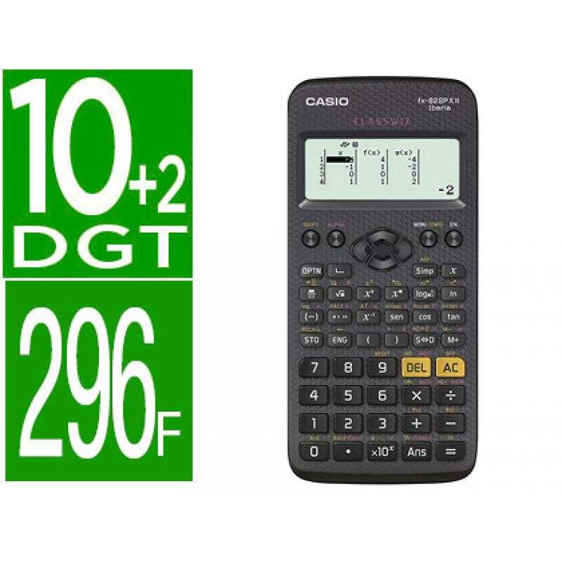 Calculadora casio fx-82 spxii iberia classwizz cientifica 292 funciones 9 memorias con tapa
