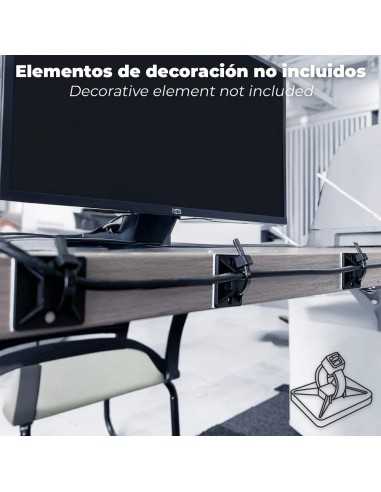 Base Adhesiva Para Bridas 28x28 mm. Negra Bolsa 100 Unidades