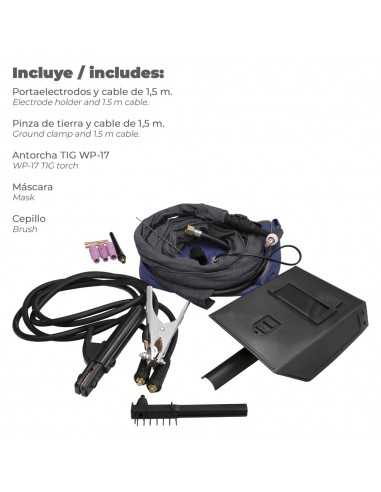 Soldadura Inverter Wolfpack TIG 200 A MMA 160 A