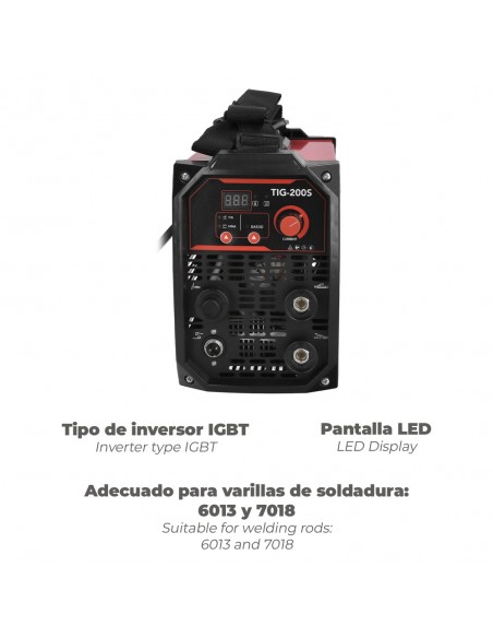 Soldadura Inverter Wolfpack TIG 200 A MMA 160 A