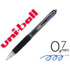 Bolígrafo uni-ball roller umn-207 retráctil 0,7 mm color azul