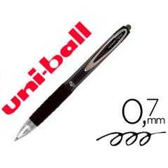 Bolígrafo uni-ball roller umn-207 retráctil 0,7 mm color negro