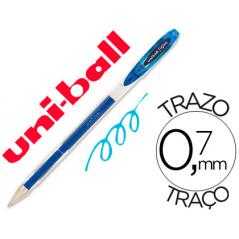 Bolígrafo uni-ball roller um-120 signo 0,7 mm tinta gel color azul claro