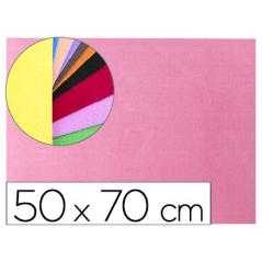 Goma eva liderpapel 50x70cm 60g/m2 espesor 2mm textura toalla rosa
