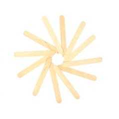 Palillos de madera color natural 150x18 mm bolsas de 80 unidades
