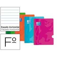 Bloc espiral oxford tapa plástico optik paper folio 80 hojas 90 gr horizontal