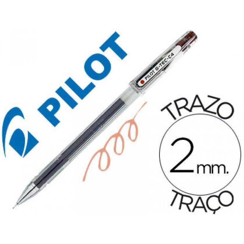 Bolígrafo pilot punta aguja g-tec-c4 sepia