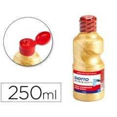 Tempera líquida giotto escolar 250 ml metalizada oro