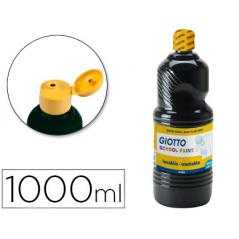 Tempera líquida giotto escolar lavable 1000 ml negra