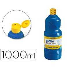 Tempera líquida giotto escolar lavable 1000 ml azul ultramar