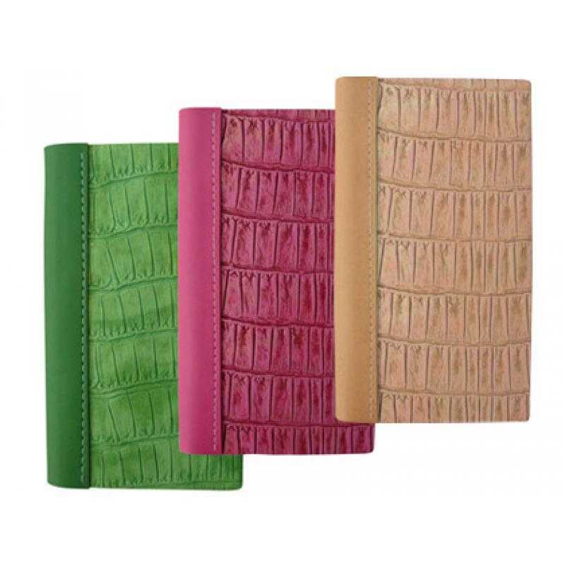 Libreta liderpapel simil piel papel crema 70 gr 142 hojas 14,2x11,5cm 3 colores surtidosunidad