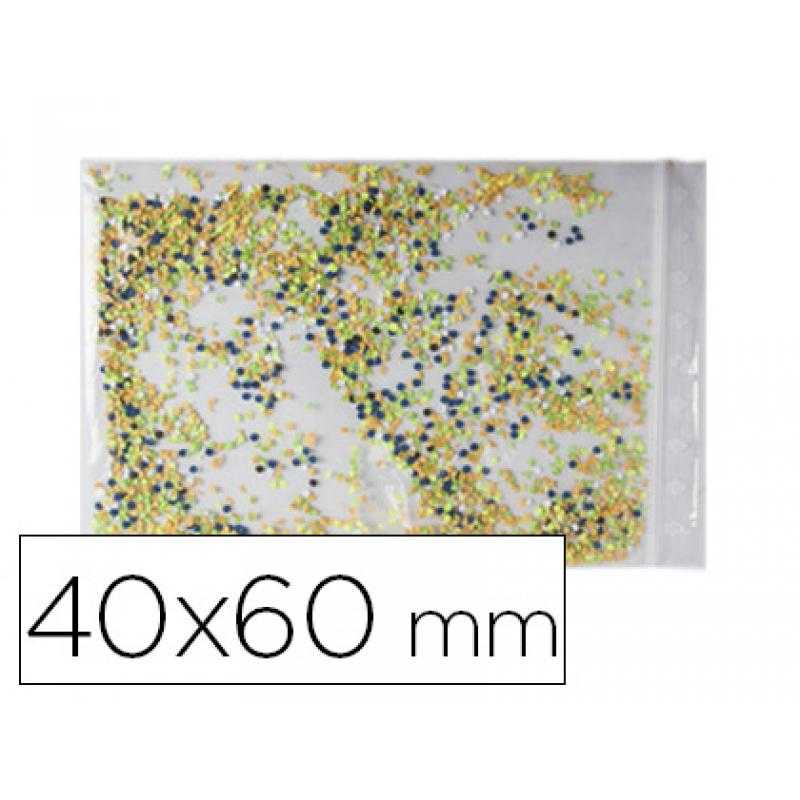 Bolsa plástico autocierre 40x60 mm paquete de 100