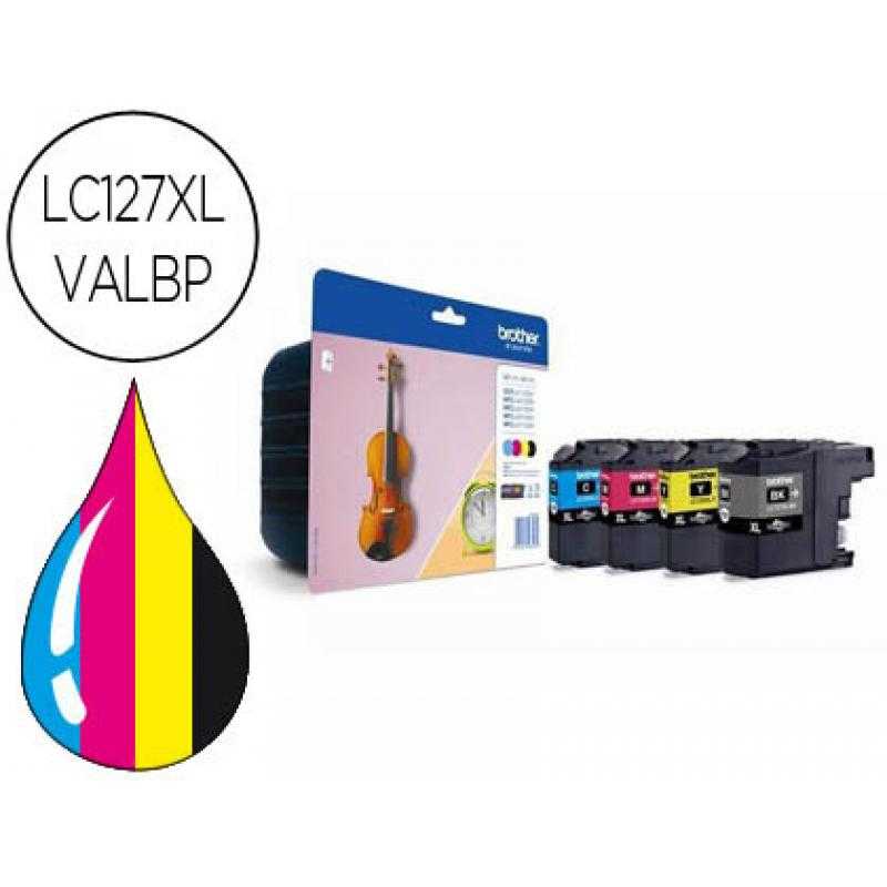 Ink-jet brother dcp-j4110dw mfc-j4410dw/4510dw/4710dw pack 4 colores alta capacidad -1200 pag