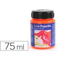 Pintura acrílica la pajarita f-02 naranja fluorescente 75ml