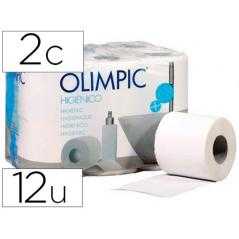 Papel higiénico olimpic 2 capas paquete de 12 rollos