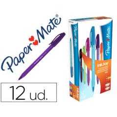 Bolígrafo paper mate inkjoy 100 punta media trazo 1 mm colores surtidos