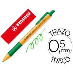 Bolígrafo stabilo pointball 0,5 mm color verde