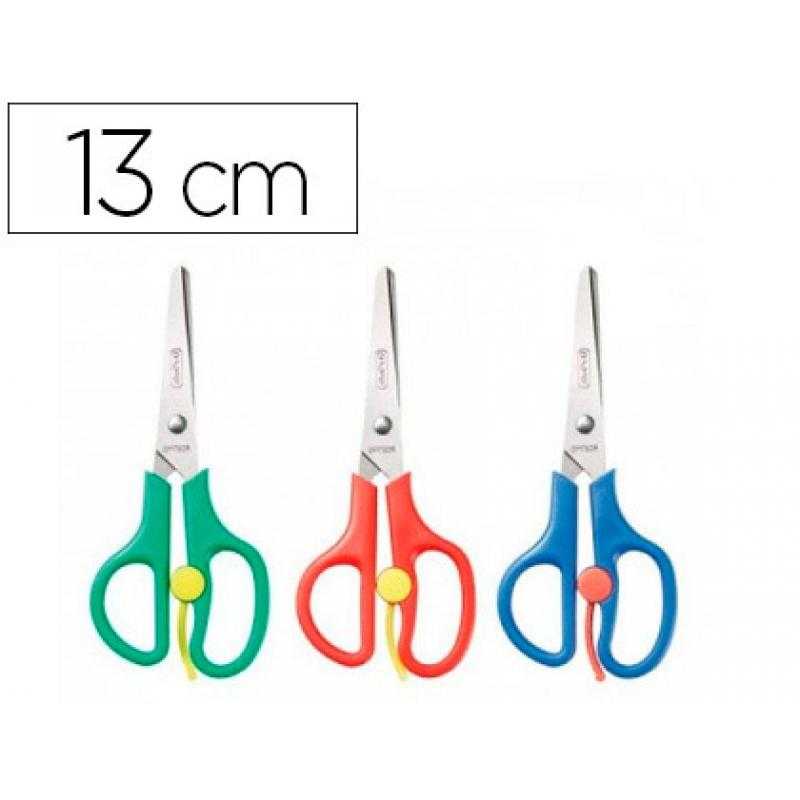 Tijera escolar herlitz fancy punta redonda zurdos 13 cm