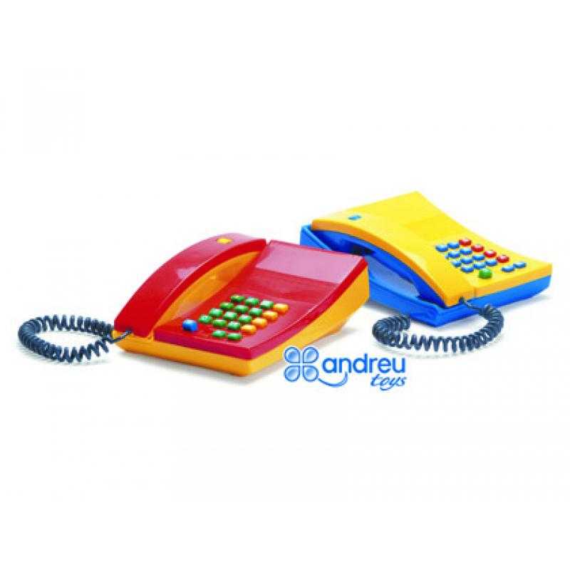 Juego dantoy teléfono con teclas y sonido 18x19x8 cm