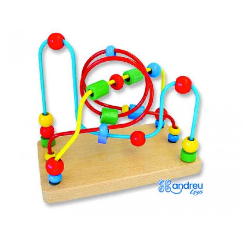 Juego andreutoys laberinto manipulacion para psicomotrocidad fina 23x19x13 cm