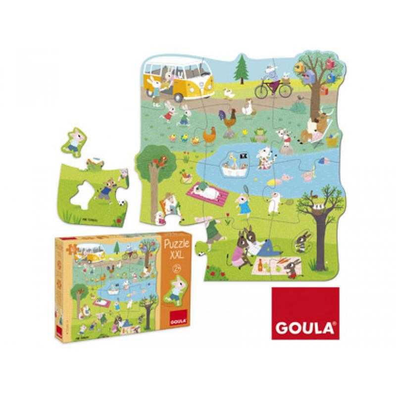 Puzzle goula xxl un dia en el campo 16 piezas