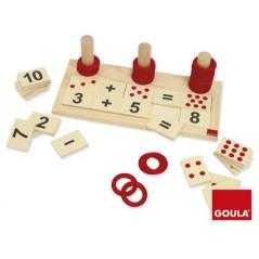 Juego goula didactico sumas y restas