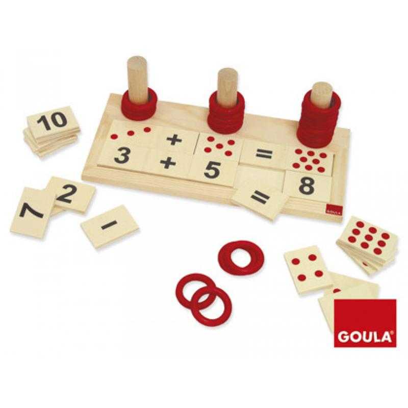 Juego goula didactico sumas y restas