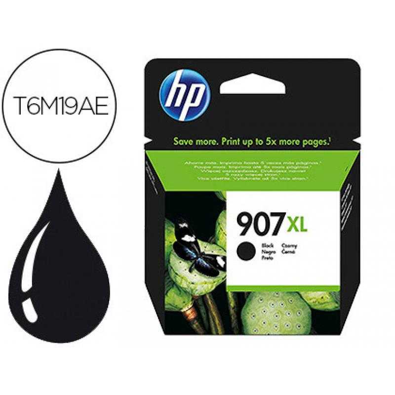Ink-jet hp jet 907xl officejet pro 6960 / 6970 / 6974 negro 1500 paginas