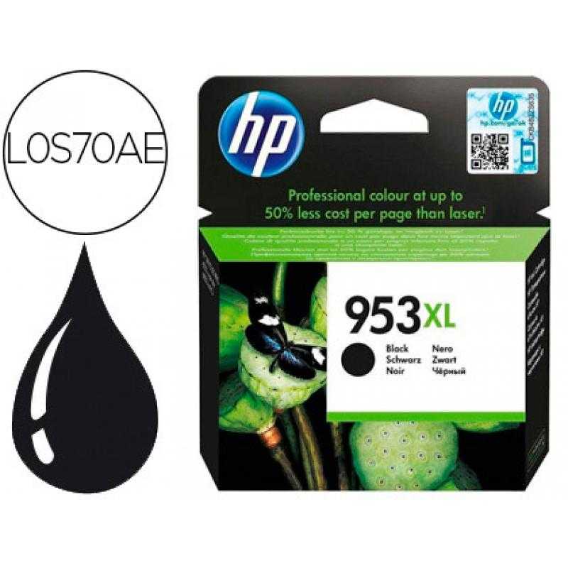 Ink-jet hp jet 953xl officejet pro 8210 / 8710 / 8725 / 7730 negro 2000 paginas