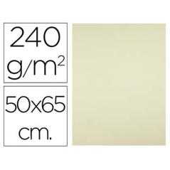 Cartulina liderpapel 50x65 cm 240g/m2 amarillo paquete de 25 unidades