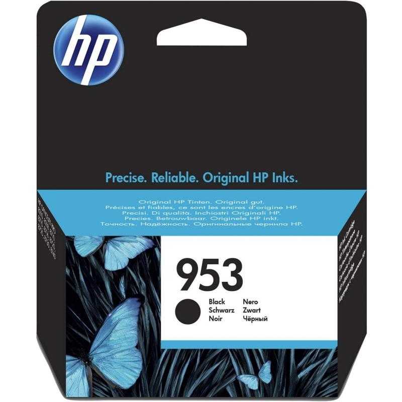 Ink-jet hp 953 officejet pro 8210 / 8218 / 8710 / 8715 / 8718 / 8719 / 8720 / 8725 / 8730 / 874 negro 1.000 pag