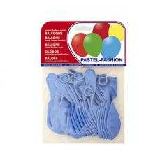 Globos pastel azul celeste bolsa de 20 unidades