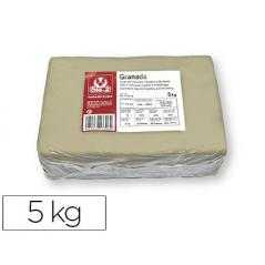 Pasta de modelar sio-2 gres granada para escultura y modelado paquete de 5 kg