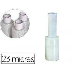 Film extensible manual con aplicador ancho 100 mm espesor 23 micras 440 g transparente