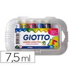 Tempera giotto 7,5 ml 5 colores surtidos