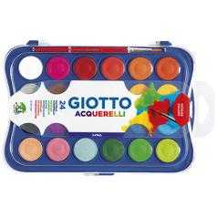 Acuarela giotto 24 colores estuche de plástico