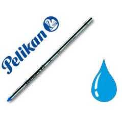 Recambio bolígrafo pelikan corto modelo 38 metélico colorazul punta media