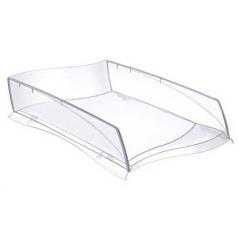 Bandeja sobremesa cep ellypse plástico transparente 380x275x82 mm