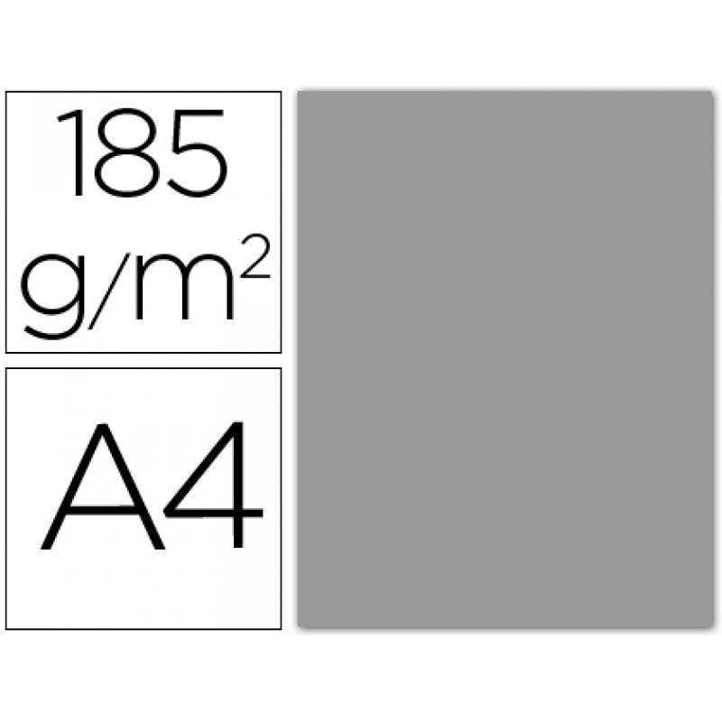 Cartulina guarro din a4 gris perla 185 gr paquete 50 h